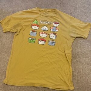 Mustard Yellow Sushi Graphic Tee